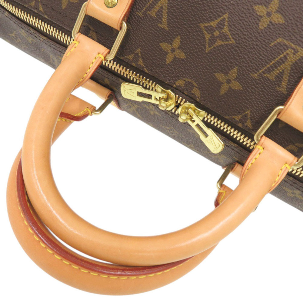 LOUIS VUITTON Brown Monogram Keepall 50 Boston Bag - Picture 6 of 10